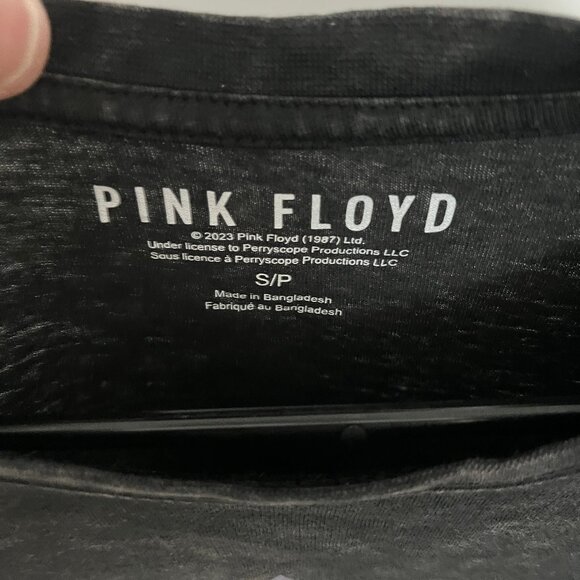 Pink Floyd T-Shirt S Black Acid Wash 2023 - Picture 2 of 6